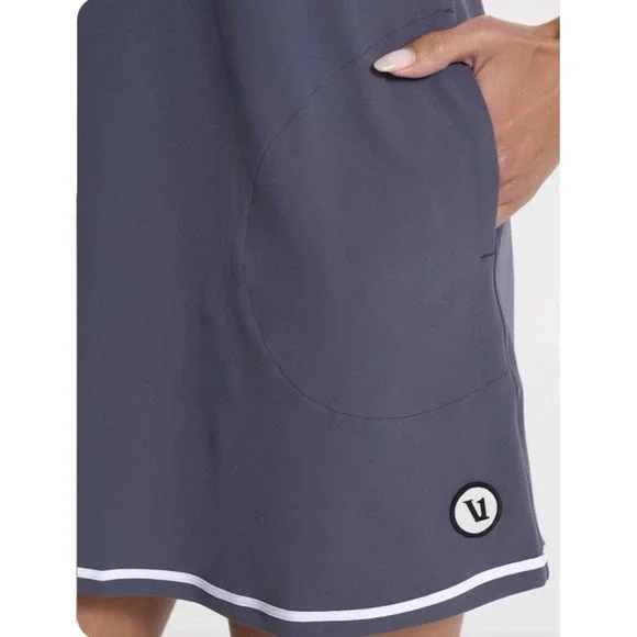 Vuori Volley Dress Sz S - Azure Gray Color - Tennis Pickleball - Picture 3 of 9